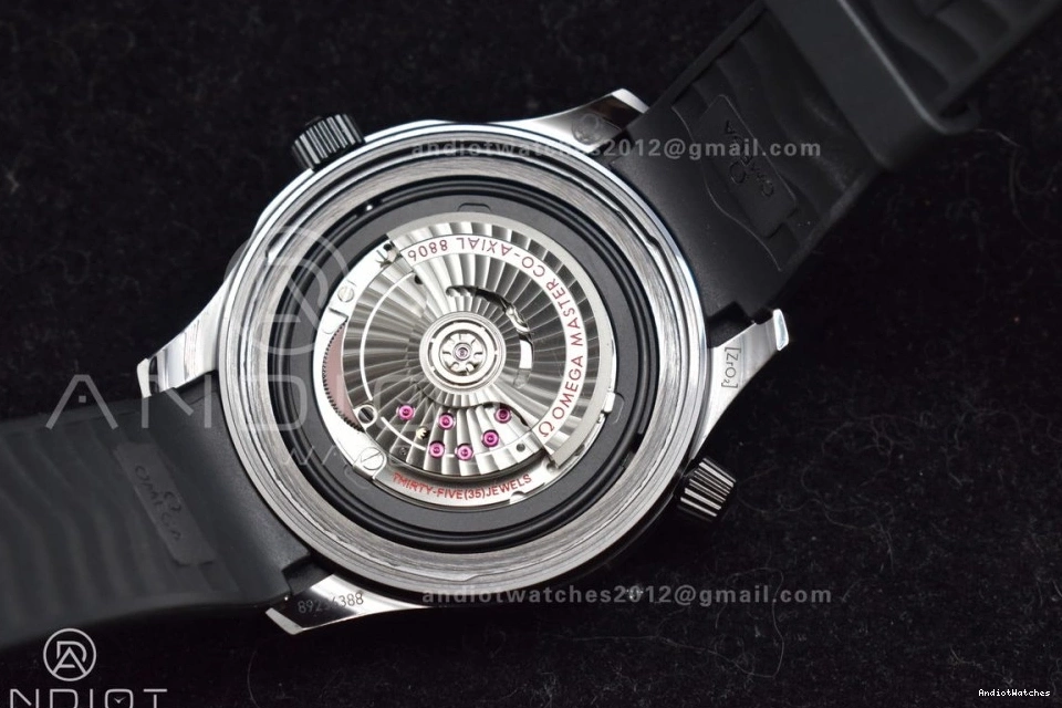 Best Durable Strap 1:1 1066 on 300m Seamaster Black A Dial Black VSF Edition 43.5mm Black Rubber Ceramic 0423